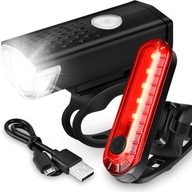 LED BIKE SVETLO PREDNÉ ZADNÉ USB SÚPRAVA NA BICYKEL LED BIKE SVETLO PREDNÉ ZADNÉ USB SÚPRAVA NA BICYKEL