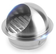 Vstup, stenový výstup, guľatá mriežka, 250 mm Vstup, stenový výstup, guľatá mriežka, 250 mm