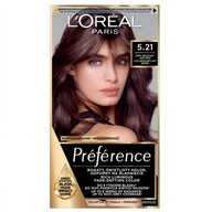 L'OREAL PARIS Preference farba na vlasy 5,21 Svetlohnedá L'OREAL PARIS Preference farba na vlasy 5,21 Svetlohnedá