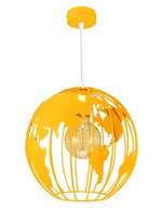 MODERNÉ STROPNÉ ZÁVESNÉ LAMPY, ŽLTÉ, GLOBUS 1 LED LUSTRE, GLOBAL MODERNÉ STROPNÉ ZÁVESNÉ LAMPY, ŽLTÉ, GLOBUS 1 LED LUSTRE, GLOBAL