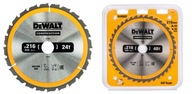 Pílový kotúč na drevo 216mm x 30 24z DT1952 DeWALT