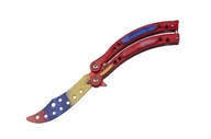 Tréningový nôž Butterfly ALBAINOX N-494D balisong Tréningový nôž Butterfly ALBAINOX N-494D balisong
