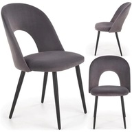Podkrovná jedálenská stolička K384 Grey Velvet Podkrovná jedálenská stolička K384 Grey Velvet