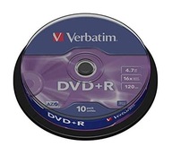 VERBATIM DVD + R 4,7 GB 16x 10 kusov torta