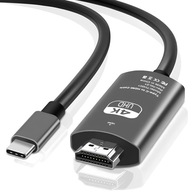 ADAPTÉROVÝ KÁBEL USB-C 3.1 TYP C na HDMI 4K MHL 2M ADAPTÉROVÝ KÁBEL USB-C 3.1 TYP C na HDMI 4K MHL 2M