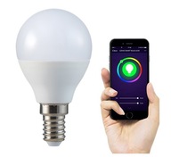 E14 SMART LED žiarovka 5,5W WW-CW+RGB Wi-Fi TUYA E14 SMART LED žiarovka 5,5W WW-CW+RGB Wi-Fi TUYA