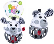 BaliBaZoo Ball DOG senzorické RATTLE hryzátko mäkké pružné ŠEDÉ BaliBaZoo Ball DOG senzorické RATTLE hryzátko mäkké pružné ŠEDÉ
