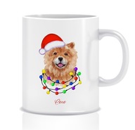 Vianočný darčekový hrnček Funny Chow Chow ( Vianočný darčekový hrnček Funny Chow Chow (