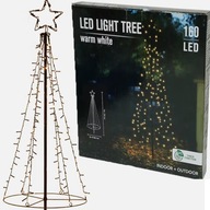 LED vianočný stromček 38,5 x 134 cm 160 LED vonkajšie osvetlenie LED vianočný stromček 38,5 x 134 cm 160 LED vonkajšie osvetlenie