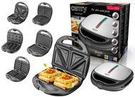 TOASTOVÝ GRIL 5v1 Vafle Hriankované Oriešky SENDVIČ TOASTOVÝ GRIL 5v1 Vafle Hriankované Oriešky SENDVIČ