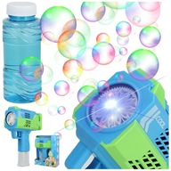 Zbraň Mydlové bubliny Guľomet Mydlové bubliny Liquid LED Zbraň Mydlové bubliny Guľomet Mydlové bubliny Liquid LED