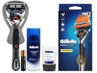 GILLETTE PROGLIDE POWER FLEXBALL holiaci strojček + gél + mlieko 75 ml