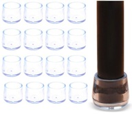 x16 Silikónové POTAHY Kryty nôh stoličiek 16mm x16 Silikónové POTAHY Kryty nôh stoličiek 16mm