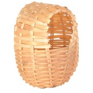 Bambusové hniezdo pre malých exotov 10x9cm