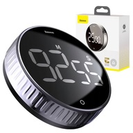 BASEUS KUCHYŇSKÝ ČASOVAČ OTOČNÝ ELEKTRONICKÝ DIGITÁLNY ČASOVAČ S MAGNETOM BASEUS KUCHYŇSKÝ ČASOVAČ OTOČNÝ ELEKTRONICKÝ DIGITÁLNY ČASOVAČ S MAGNETOM