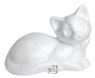Mačka polystyrénu z polystyrénu 13 cm Mačka polystyrénu z polystyrénu 13 cm
