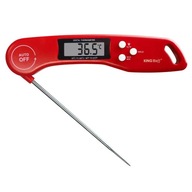 Elektronický potravinový teplomer -50-300c LCD KINGHOFF KH-1670 červený Elektronický potravinový teplomer -50-300c LCD KINGHOFF KH-1670 červený