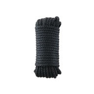 PP lano 180kg 10mm x 15m pletené čierne PP lano 180kg 10mm x 15m pletené čierne