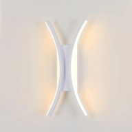 BIELE NÁSTENNÉ LAMPY MODERNÉ LED NÁSTENNÉ LAMPY DO SPÁLNE MODERNÝ PODKROVNÍK 3000K 18W BIELE NÁSTENNÉ LAMPY MODERNÉ LED NÁSTENNÉ LAMPY DO SPÁLNE MODERNÝ PODKROVNÍK 3000K 18W