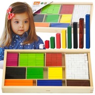CUISENAIRE'S BLOCKS MONTESSORI UČENIE POČÍTANIE VIGA MATEMATICKÉ PALICE CUISENAIRE'S BLOCKS MONTESSORI UČENIE POČÍTANIE VIGA MATEMATICKÉ PALICE