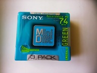 MiniDisc MD SONY Emerald Green 74 Japan 3ks-3bal MiniDisc MD SONY Emerald Green 74 Japan 3ks-3bal