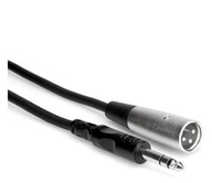HOSA XLRm - TRS 6,35mm, 1,5m čierny kábel