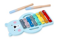 VZDELÁVACÍ XYLOFÓN BEAR ADAMTOYS NÁSTROJ PRE DETI METAL CULMBERS VZDELÁVACÍ XYLOFÓN BEAR ADAMTOYS NÁSTROJ PRE DETI METAL CULMBERS