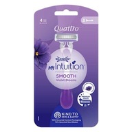 My Intuition Quattro Smooth Violet Bloom jednorazové žiletky pre