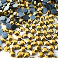 Thermo Jets Rhinestones Crystals Gold 6mm 1000 ks