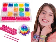 GUMY NA VÝROBU NÁRAMKOV LOOM BANDS 4200 ks GUMY NA VÝROBU NÁRAMKOV LOOM BANDS 4200 ks