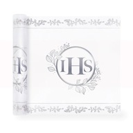 IHS KOMUNION behúň STRIEBORNÝ sväté prijímanie 5m IHS KOMUNION behúň STRIEBORNÝ sväté prijímanie 5m
