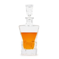 Sklenená karafa s krištáľovým vzorom whisky zátkou Sklenená karafa s krištáľovým vzorom whisky zátkou