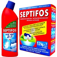 SEPTIFOS 1,2kg + WC GÉL - BAKTÉRIE DO septikov