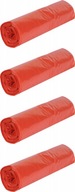 Merida červené LDPE vrecia na odpadky 60l 50ks x4 Merida červené LDPE vrecia na odpadky 60l 50ks x4