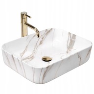 OBDŽNÍKOVÉ KERAMICKÉ UMÝVADLO DEMI AIAX MARBLE REA OBDŽNÍKOVÉ KERAMICKÉ UMÝVADLO DEMI AIAX MARBLE REA