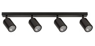 stropné svietidlo stropné svietidlo / bodové Zoom 4 x GU10 LED čierna oceľ lakovaná stropné svietidlo stropné svietidlo / bodové Zoom 4 x GU10 LED čierna oceľ lakovaná