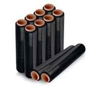 Fólia STRETCH čierna čierna 10x 3 kg XL veľa fólie Fólia STRETCH čierna čierna 10x 3 kg XL veľa fólie