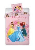 Licencované obliečky 140x200 Princesses Princess pre dievčatá Licencované obliečky 140x200 Princesses Princess pre dievčatá