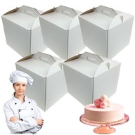 KRABIČKA NA TORTY SILNÝ ODOLNÝ BAL 20x20x25cm BIELA 5 KS KRABIČKA NA TORTY SILNÝ ODOLNÝ BAL 20x20x25cm BIELA 5 KS