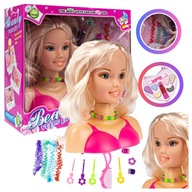 SÚPRAVA HLAVY BÁBIKY NA STYLING KADERNÍČKA DARČEK K ČESANIU + MNOHÉ DOPLNKY SÚPRAVA HLAVY BÁBIKY NA STYLING KADERNÍČKA DARČEK K ČESANIU + MNOHÉ DOPLNKY