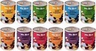 Mr. Bro Monoprotein bezobilné mokré krmivo pre psov, kompletné, 12x400g mix