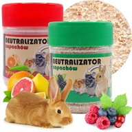 Neutralizátor a pohlcovač zápachu do podstielky pre králiky, morčatá, hlodavce, MIX x2 Neutralizátor a pohlcovač zápachu do podstielky pre králiky, morčatá, hlodavce, MIX x2