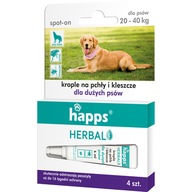 Happs Herbal - kvapky proti blchám a kliešťom pre psov