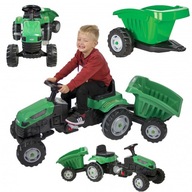 VEĽKÝ PEDÁLOVÝ TRAKTOR S PRÍVESOM PRE DIEŤA, JAZDA, Klaksón, 0-50 KG > VEĽKÝ PEDÁLOVÝ TRAKTOR S PRÍVESOM PRE DIEŤA, JAZDA, Klaksón, 0-50 KG >