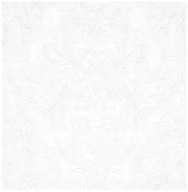 Glamour ornament biela betónová tapeta