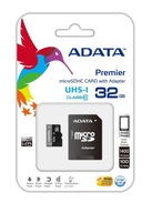 Pamäťová karta ADATA Premier AUSDH32GUICL10-RA1 (32. generácia)