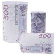 3x MONEY BANKA KOVOVÁ KONZERA PENIAZE MEGA SET