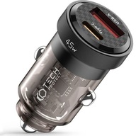 Tech-Protect USB-A,USB-C 45W autonabíjačka Tech-Protect USB-A,USB-C 45W autonabíjačka