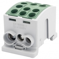 Distribučný blok Odbočka Svorka 1x35 2x25 zelená Distribučný blok Odbočka Svorka 1x35 2x25 zelená