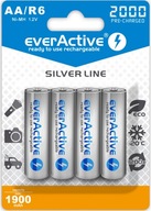 4x NI-MH EVERACTIVE R6/AA 2000mAh BATÉRIE